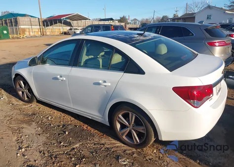 2013 Chevrolet Cruze 2Lt Auto из США, поврежденный, VIN 1G1PE5SB8D7178255